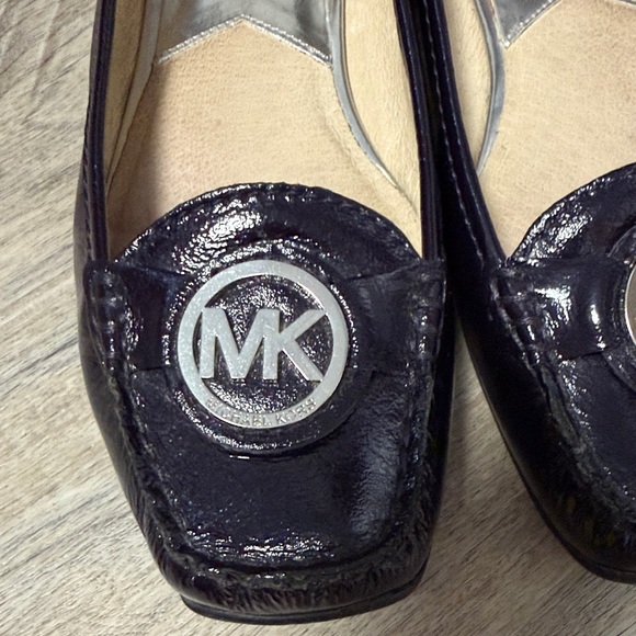 Michael Kors Black Patent Leather Loafers - Picture 2 of 4
